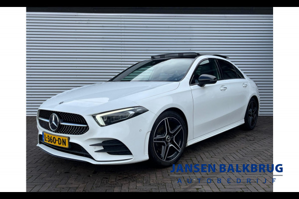 Mercedes-Benz A-Klasse 180 Business Solution AMG panorama dak night sfeer licht vol vol
