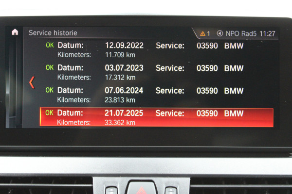 BMW 2 Serie Active Tourer 225xe PHEV High Exe SOh 90.6% M-SPORT LEER LED NAVI 36000KM!!!