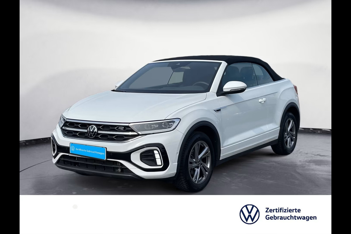 Volkswagen T-Roc Cabrio 1.5 TSI R-Line ** LED, NAVI+, ACC, TREKH, SPIEGEL- & WINTER-PACK, 17-inch LMV ** 1e EIG - VW-AG - UNFALLFREI ** ** INFORMEER OOK NAAR ONZE AANTREKKELIJKE FINANCIAL-LEASE TARIEVEN **