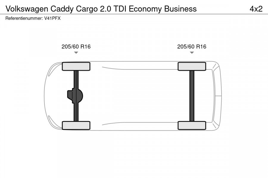 Volkswagen Caddy Cargo 2.0 TDI Economy Business