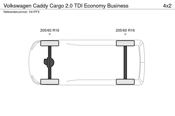 Volkswagen Caddy Cargo 2.0 TDI Economy Business