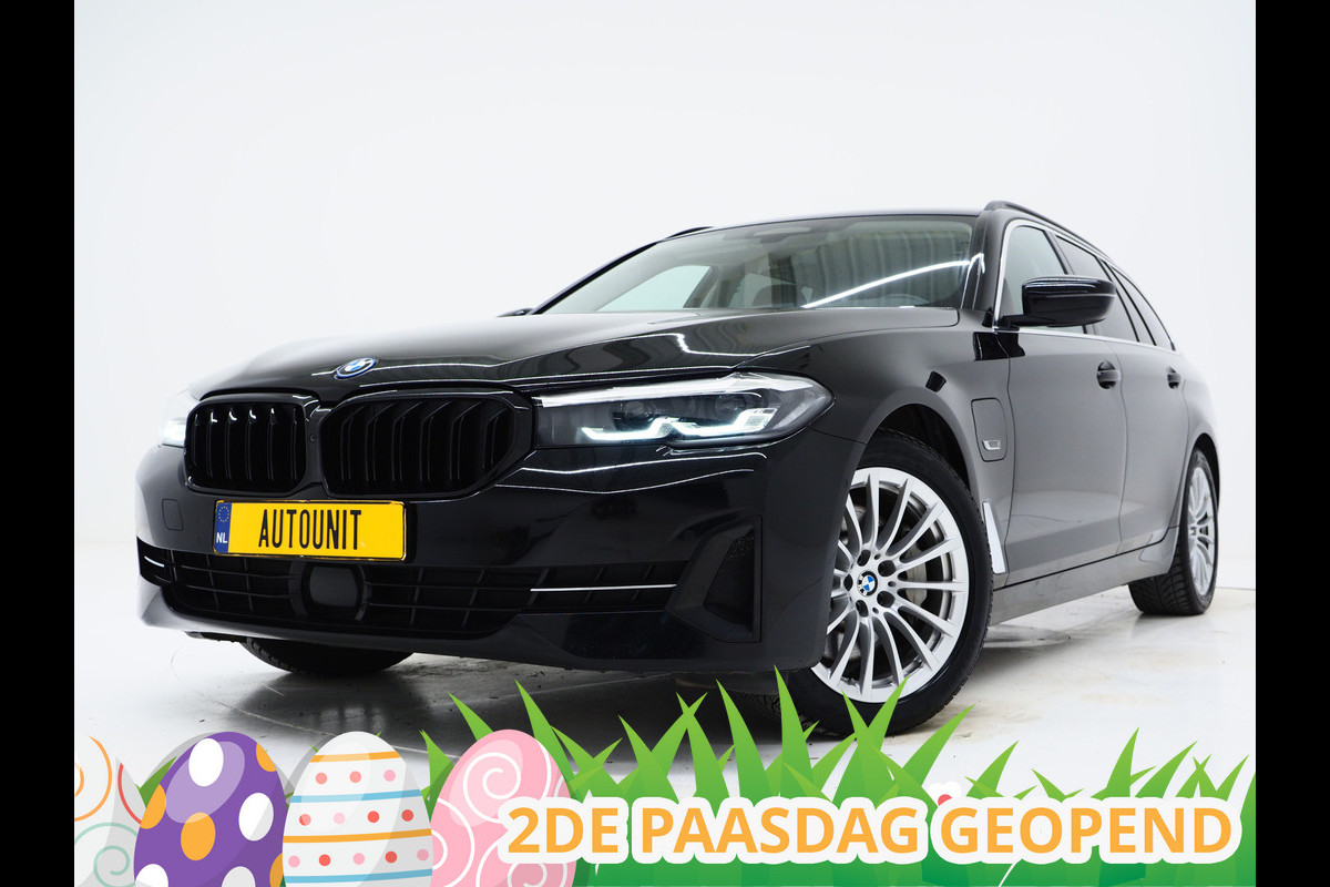 BMW 5 Serie Touring 530e xDrive | Leder | Trekhaak | Camera | Adaptive Cruise | Stoelverwarming | DAB | Carplay