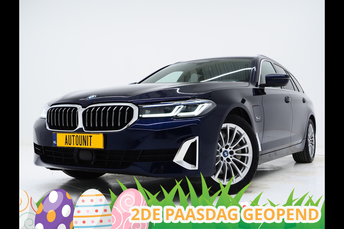 BMW 5 Serie Touring 530e Luxury Line | LaserLED | Harman/Kardon | M Stuur | Leder | HUD | Keyless | Adaptive Cruise | Camera | Carplay