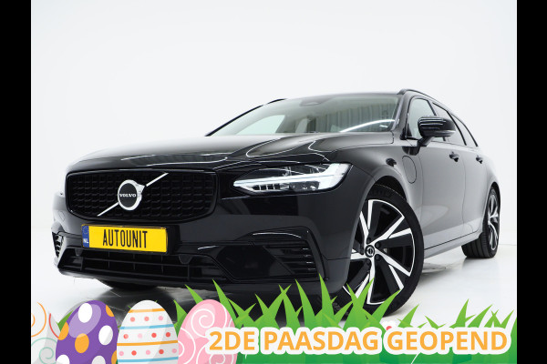 Volvo V90 2.0 T6 Plug-in hybrid AWD Plus Dark Long Range | Pilot Assist | Leder | Harman/Kardon | Trekhaak | Camera | BLIS | Keyless | Carplay
