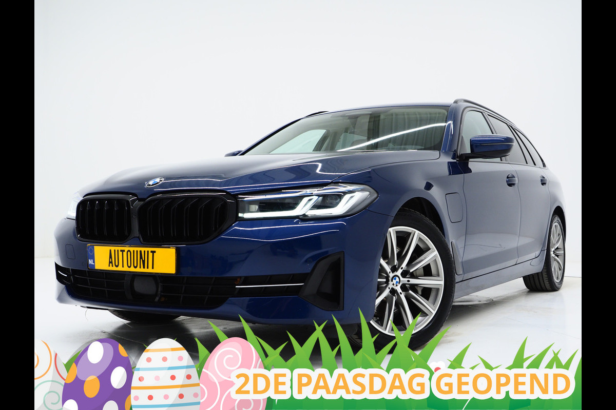 BMW 5 Serie Touring 530e xDrive Shadow | Laser LED | Adaptive Cruise | HUD | Keyless | Leder | Dodehoek | Sfeerlicht