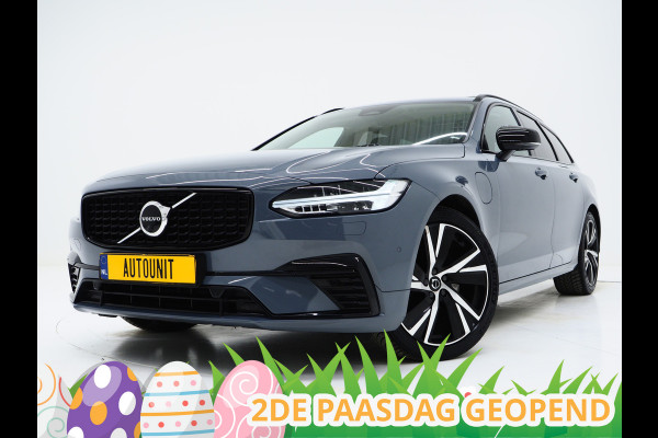 Volvo V90 2.0 T6 Plug-in hybrid AWD Plus Dark Long Range | Panoramadak | Pilot Assist | Trekhaak | Leder | Harman/Kardon | 360 | Keyless | Carplay