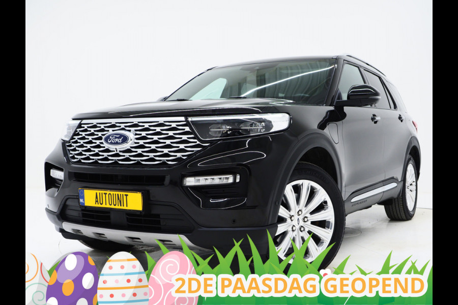 Ford Explorer 3.0 V6 EcoBoost PHEV Platinum 7P | Panoramadak | B&O | Trekhaak | Massage | 360 | Keyless | Adaptive Cruise