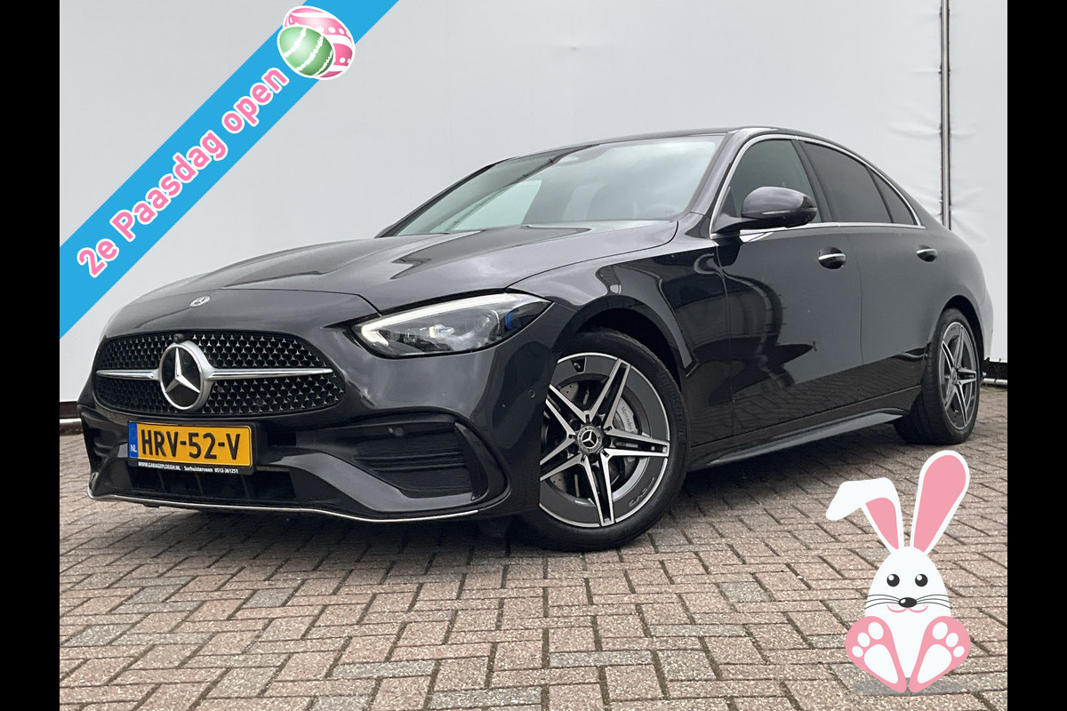 Mercedes-Benz C-Klasse 220 D AMG Line Stoel.electr.Verw Sfeerverl, Hybride Nieuwstaat Grafietgrijs metalliclak