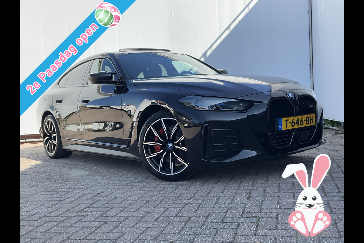 BMW i4 M50 M-Sport 84kWh 544PK Pano Laser HUD Harman/Kardon Elek.Trekhaak Leer BOMVOL!