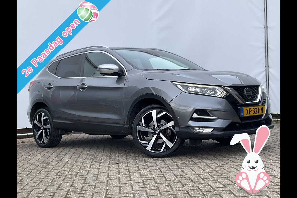 Nissan QASHQAI 1.2 Tekna + 360°Cam Leder Stoelverw. Pano.dak BOSE