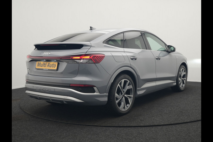 Audi Q4 e-tron Sportback 35 S edition 55 kWh 2 x S-Line INCL BTW | Adaptive Cruise | Camera | Sportstoelen Verwarmd | 20"L.M | Apple Carplay | Parkassist | Virtual | El. Achterklep |