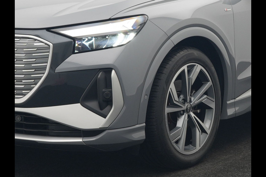 Audi Q4 e-tron Sportback 35 S edition 55 kWh 2 x S-Line INCL BTW | Adaptive Cruise | Camera | Sportstoelen Verwarmd | 20"L.M | Apple Carplay | Parkassist | Virtual | El. Achterklep |