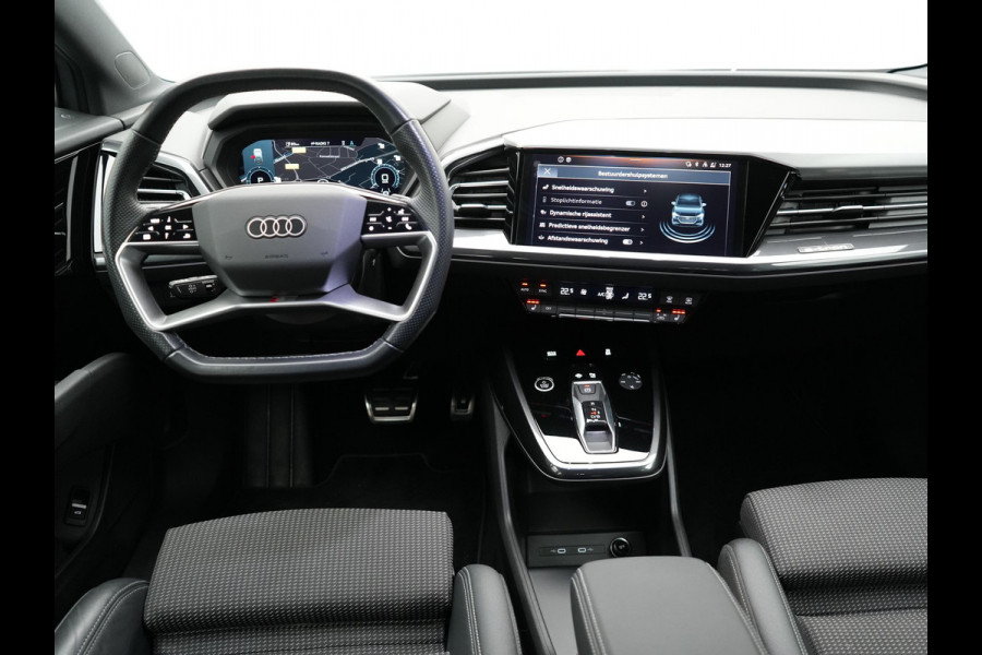 Audi Q4 e-tron Sportback 35 S edition 55 kWh 2 x S-Line INCL BTW | Adaptive Cruise | Camera | Sportstoelen Verwarmd | 20"L.M | Apple Carplay | Parkassist | Virtual | El. Achterklep |