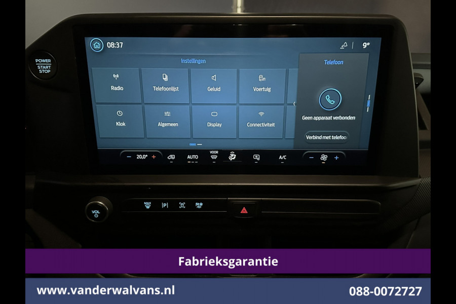 Ford Transit Custom 2.0 TDCI 111pk L1H1 Fabrieksgarantie Euro6 Airco | Camera | LED | Apple Carplay | Cruisecontrol Android Auto, Verwarmde voorruit, Parkeersensoren, Bijrijdersbank