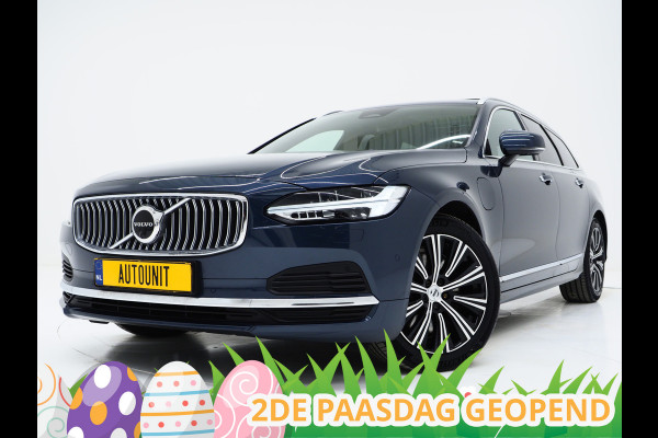 Volvo V90 2.0 T8 Recharge AWD Inscription | Panoramadak | Massage | Trekhaak | Pilot Assist | Harman/Kardon | HUD | 360 | Leder
