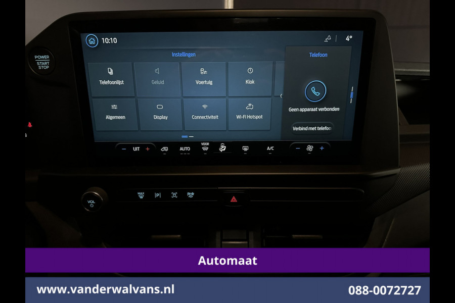 Ford Transit Custom 2.0 TDCI 136pk Automaat L1H1 Fabrieksgarantie Euro6 Airco | Camera | LED | Apple Carplay | Cruisecontrol Android Auto, Verwarmde voorruit, Parkeersensoren, Bijrijdersbank, 2740kg trekvermogen
