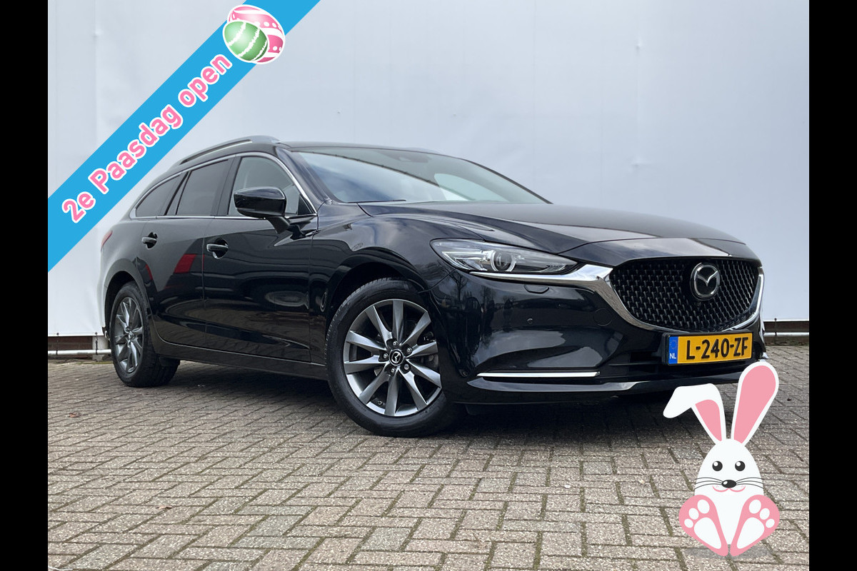 Mazda 6 Sportbreak 2.0 SkyActiv-G 165 Trekhaak Stoel/Stuurverw HUD Adap.Cruise 360Cam Dealer-OH!
