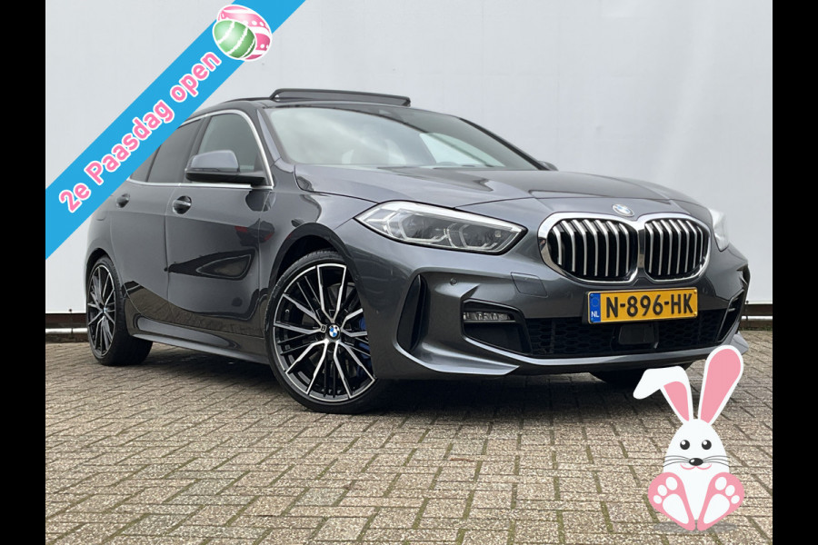 BMW 1-serie 120i M-Sport Automaat Pano.dak Leer Stoel/Stuurverw HUD Carplay Stoelverw Led VOL!