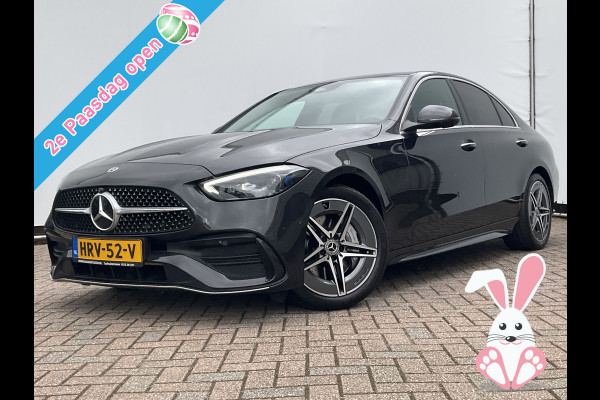 Mercedes-Benz C-Klasse 220 D AMG Line Stoel.electr.Verw Sfeerverl, Hybride Nieuwstaat Grafietgrijs metalliclak