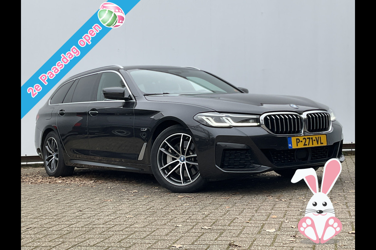 BMW 5 Serie Touring 530e M-Sport Leer Memory Laser Adapt.Cr Sfeer PHEV Business Edition Plus Plug-in
