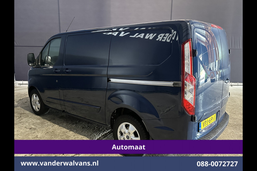 Ford Transit Custom 2.0 TDCI 131pk Automaat L1H1 Euro6 Airco | Camera | Navigatie | Cruisecontrol 2x Zijdeur, L&M velgen, Verwarmde voorruit, Parkeersensoren, Bijrijdersbank