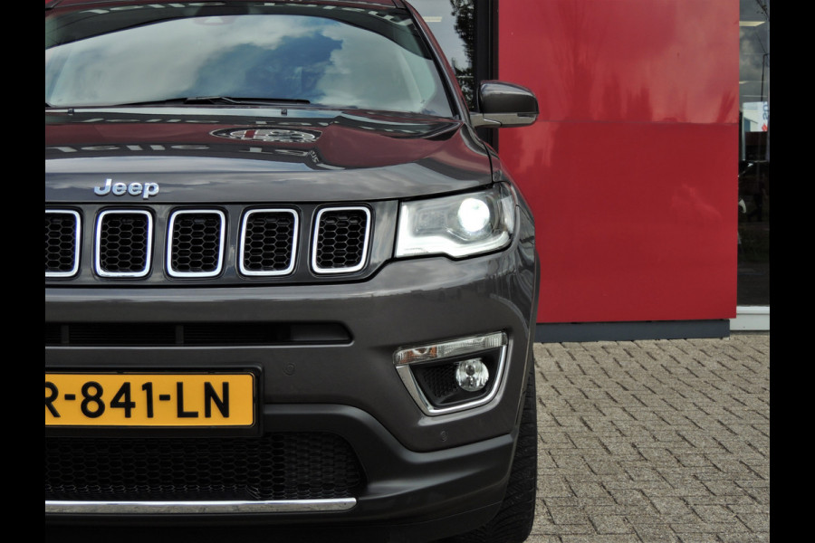 Jeep Compass 1.3T Limited Automaat 150PK | Clima | Xenon | Navi | Keyless | Licht/regen sensor | All-season banden
