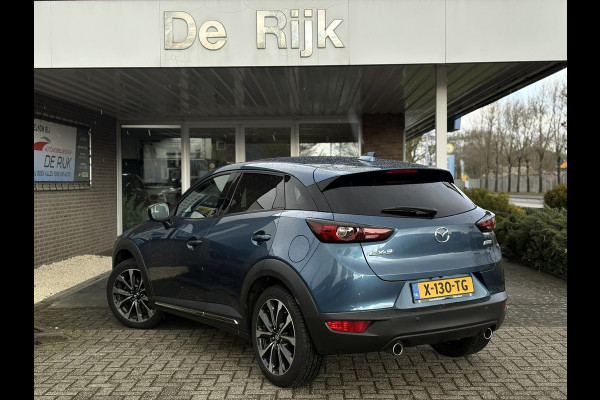 Mazda CX-3 2.0 SkyActiv-G 120 GT-M | Full Option | Leather Pack, Navi, Camera, ACC, Stoel+Stuurverw. | Zeer goed onderhouden!|