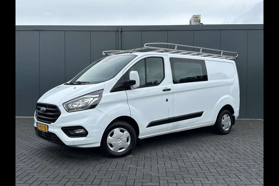 Ford Transit Custom 2.0 TDCI / L2H1 / DUBBEL CABINE / 1e EIG. / TREKHAAK / IMPERIAAL / CAMERA / CRUISE / 6 PERSOONS