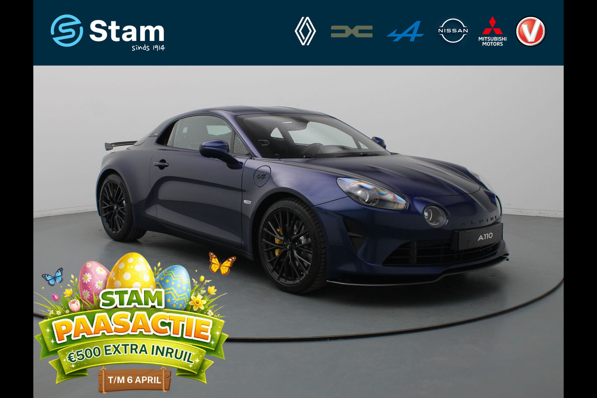 ALPINE A110 300pk GTS Akrapovic uitlaat | Aero Pack | Camera | Stoelverwarming