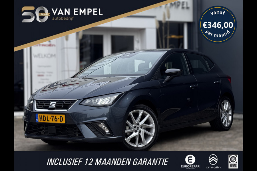 Seat Ibiza 1.0 EcoTSI FR 110 PK | Automaat | Navi by App | Stoelverwarming | Virtual Cockpit | Climate Control
