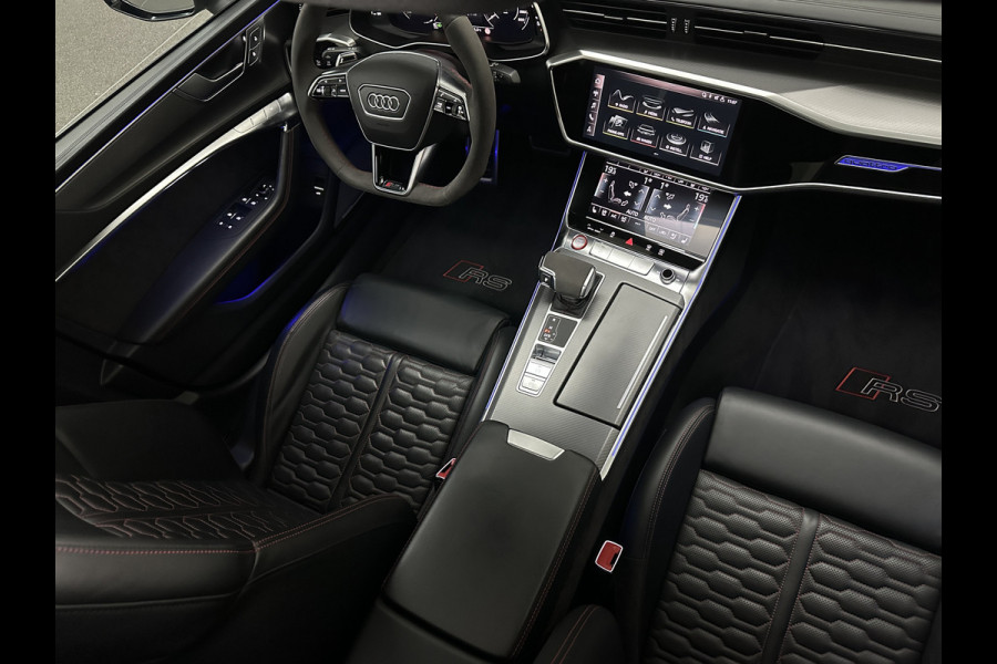 Audi RS7 Dynamic+ 300kmh | Keramisch | 22" ABT (9200,=) | B&O 3D High End | 4-Wielbesturing | Stoelvent. | Carbon Pack | Nachtzicht | Alc 91500,= ex btw | Lease / Maandbedrag 998,= pm. | 360 Camera | Laser-LED | ACC | Valcona | Klasse-5 | Head-up | Soft-Close | Isolatieglas | Dealer OH.