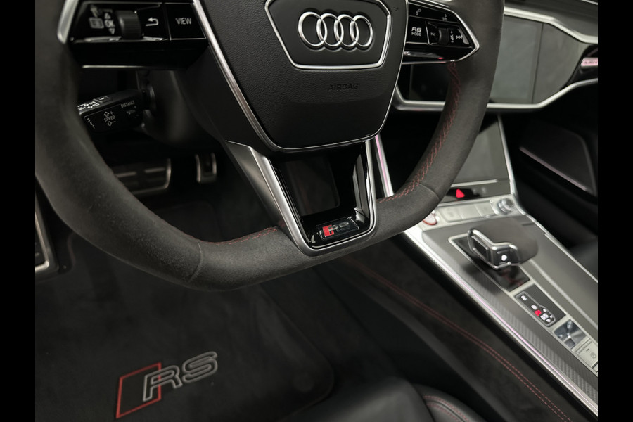 Audi RS7 Dynamic+ 300kmh | Keramisch | 22" ABT (9200,=) | B&O 3D High End | 4-Wielbesturing | Stoelvent. | Carbon Pack | Nachtzicht | Alc 91500,= ex btw | Lease / Maandbedrag 998,= pm. | 360 Camera | Laser-LED | ACC | Valcona | Klasse-5 | Head-up | Soft-Close | Isolatieglas | Dealer OH.
