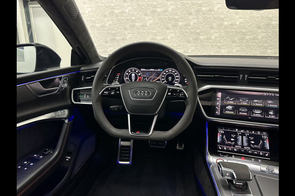 Audi RS7 Dynamic+ 300kmh | Keramisch | 22" ABT (9200,=) | B&O 3D High End | 4-Wielbesturing | Stoelvent. | Carbon Pack | Nachtzicht | Alc 91500,= ex btw | Lease / Maandbedrag 998,= pm. | 360 Camera | Laser-LED | ACC | Valcona | Klasse-5 | Head-up | Soft-Close | Isolatieglas | Dealer OH.