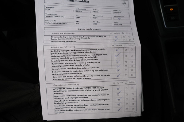 Volkswagen Golf Variant 1.0 eTSI Life Automaat - N.A.P. Airco, Cruise, Camera, Navi, PDC, Virtual display.