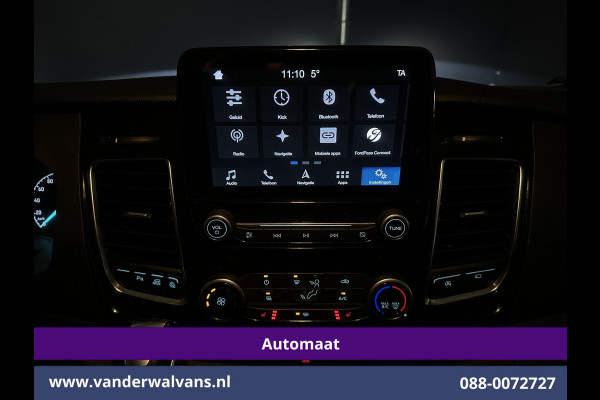 Ford Transit 2.0 TDCI 185pk Automaat L3H2 Euro6 Airco | Xenon | Camera | Navigatie | Apple Carplay | Cruisecontrol | LED Android Auto, Verwarmde voorruit, Stoelverwarming, LM velgen, Elektrisch verstelbare bestuurdersstoel, Parkeersensoren, Bijrijdersbank