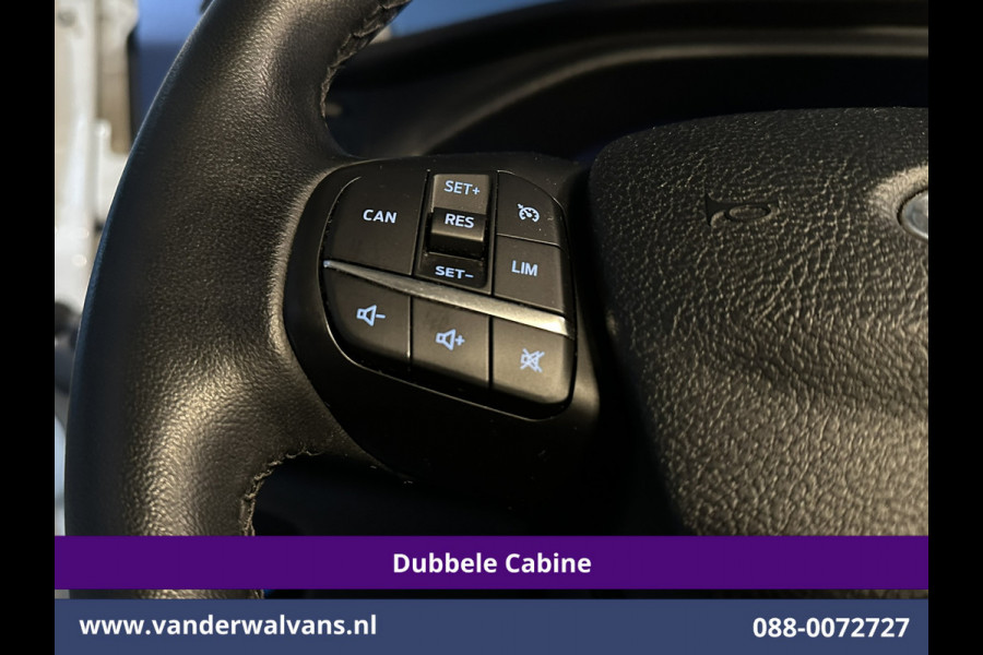 Ford Transit Custom 2.0 TDCI 130pk L2H1 Dubbele Cabine Euro6 Airco | 6-Zits | Xenon | Camera | Navigatie | Apple Carplay | LED Android Auto, Cruisecontrol, Stoelverwarming, Verwarmde voorruit, Parkeersensoren