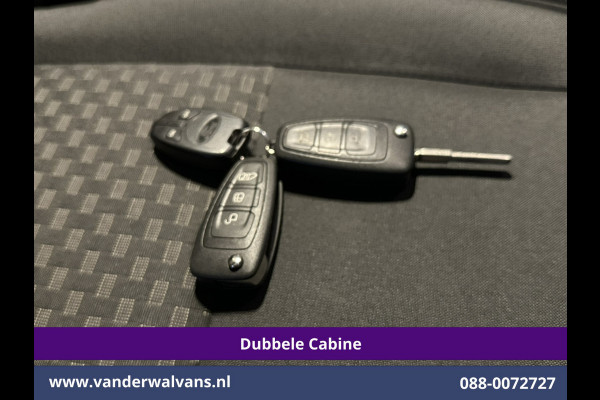 Ford Transit Custom 2.0 TDCI 130pk L2H1 Dubbele Cabine Euro6 Airco | 6-Zits | Xenon | Camera | Navigatie | Apple Carplay | LED Android Auto, Cruisecontrol, Stoelverwarming, Verwarmde voorruit, Parkeersensoren