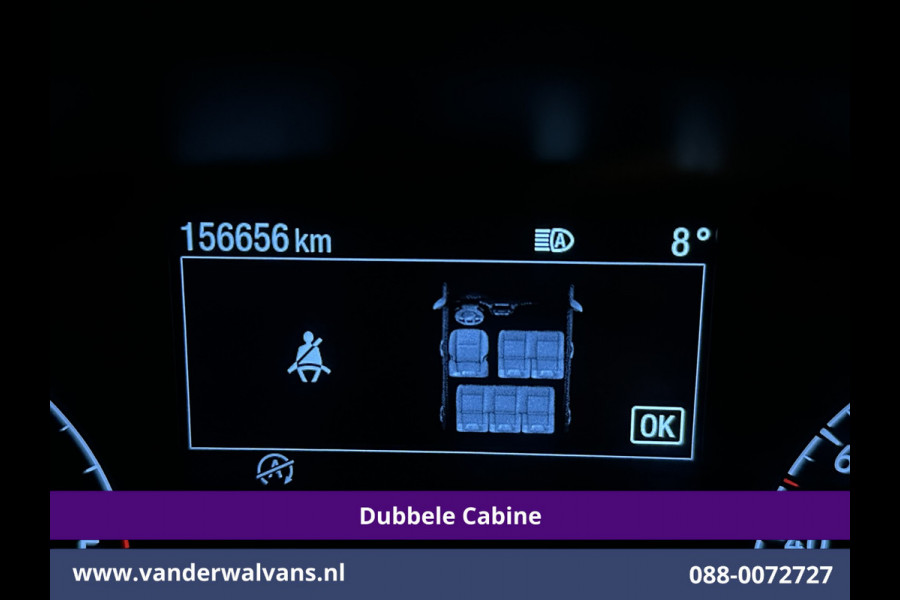 Ford Transit Custom 2.0 TDCI 130pk L2H1 Dubbele Cabine Euro6 Airco | 6-Zits | Xenon | Camera | Navigatie | Apple Carplay | LED Android Auto, Cruisecontrol, Stoelverwarming, Verwarmde voorruit, Parkeersensoren
