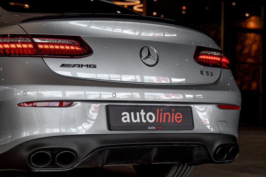 Mercedes-Benz E-Klasse Coupé AMG 53 4MATIC+. Pano, Luchtv, Memory, Distro+, Burm, Camera, Dodeh, CarPlay!