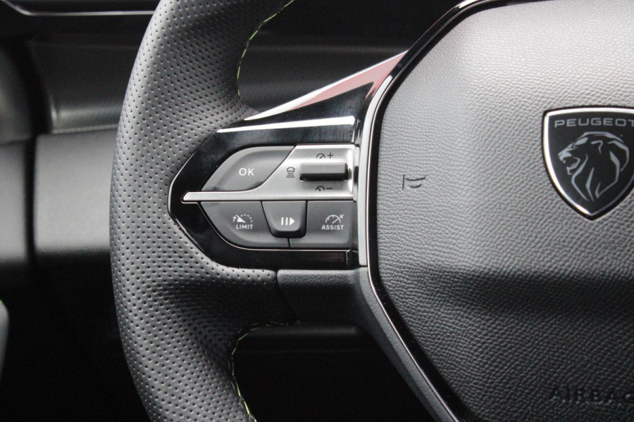 Peugeot e-408 GT AVANTAGE 58 kWh | PANORAMISCH SCHUIF/KANTEL DAK | ELEKTRISCH BEDIENBARE VOORSTOELEN | STOEL/STUUR VERWARMING | MASSAGE FUNCTIE OP DE VOORSTOELEN | FOCAL AUDIO SYSTEEM | ALCANTARA/LEDEREN BEKLEDING | 360° CAMERA | PARKEERSENSOREN VOOR + ACHTER | ELEKTRISCH BEDIENBARE ACHTERKLEP | SFEER VERLICHTING | KEYLESS ENTRY/START | 19" LICHTMETALEN VELGEN | DODEHOEK DETECTIE | ADAPTIVE CRUISE CONTROL | APPLE CARPLAY/ANDROID AUTO DRAADLOOS | DRAADLOOS TELEFOONLADEN |