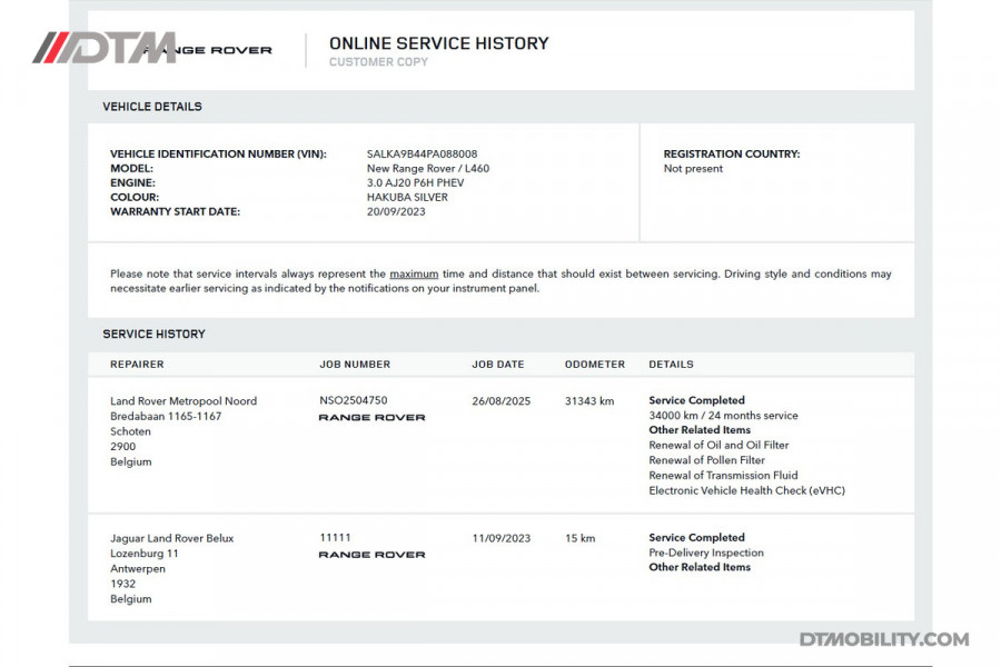 Land Rover Range Rover 3.0 P440e Autobiography | Massage | Meridian 3D |