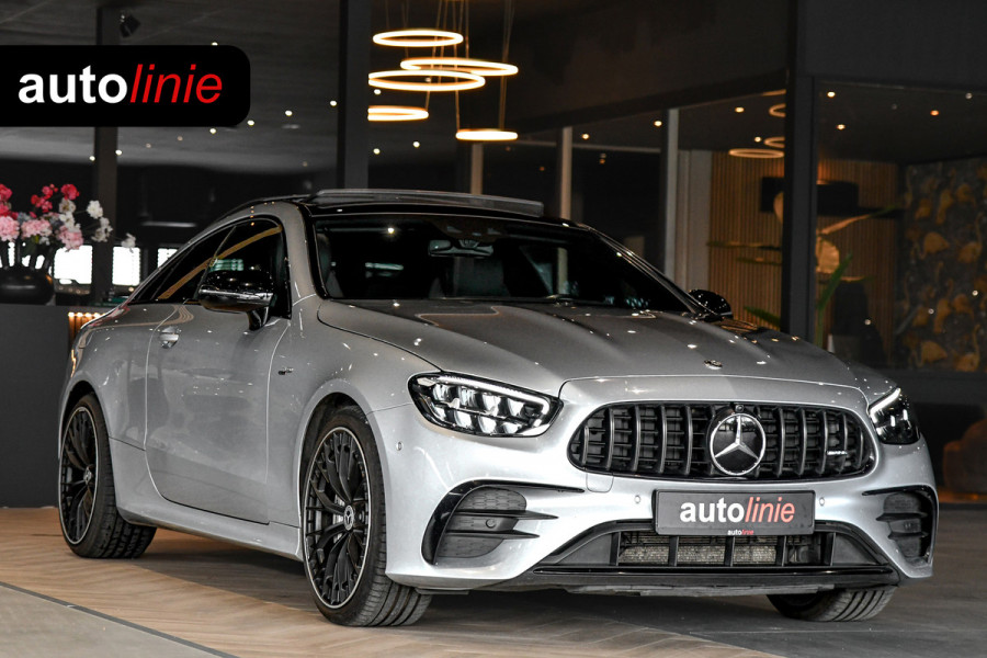 Mercedes-Benz E-Klasse Coupé AMG 53 4MATIC+. Pano, Luchtv, Memory, Distro+, Burm, Camera, Dodeh, CarPlay!