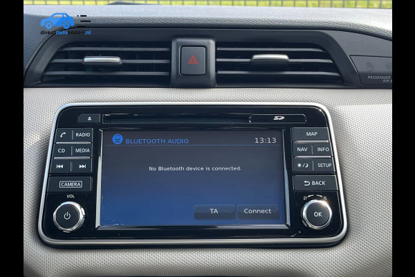 Nissan Micra 0.9 IG-T N-Connecta | NAVI | Camera | Stoelverw. | Keyless Entry | Airco | LMV