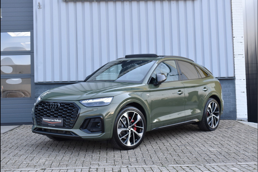 Audi Q5 Sportback 55 TFSI e S-Line 367 Pk Pano Lucht 360 Camera Oled Massage Vol Leder Matrix Led Trekhaak SQ5