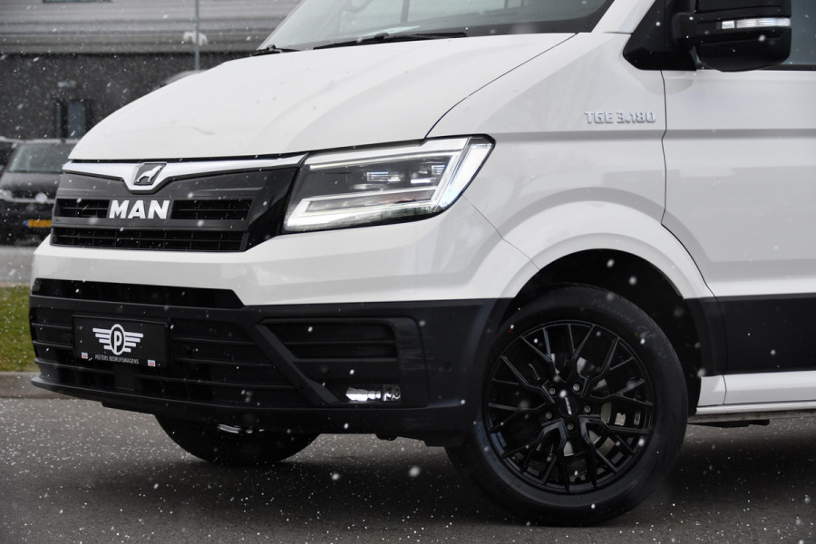 MAN TGE 3.180 35 2.0 L3H2 PB Edition Adaptieve Cruise, Camera, Carplay, 177pk, Stoelverwarming, LED, Automaat, Sensoren, Trekhaak, Uniek!