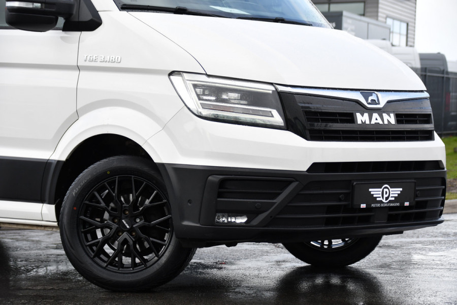 MAN TGE 3.180 35 2.0 L3H2 PB Edition Adaptieve Cruise, Camera, Carplay, 177pk, Stoelverwarming, LED, Automaat, Sensoren, Trekhaak, Uniek!