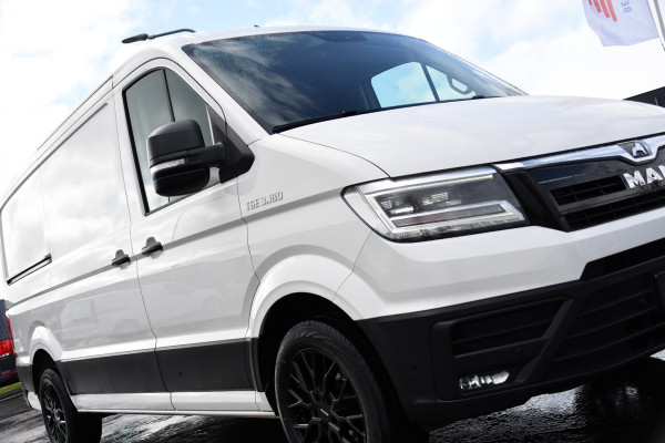 MAN TGE 3.180 35 2.0 L3H2 PB Edition Adaptieve Cruise, Camera, Carplay, 177pk, Stoelverwarming, LED, Automaat, Sensoren, Trekhaak, Uniek!
