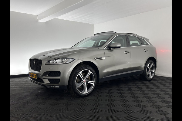 Jaguar F-Pace 3.0d First Edition AWD (INCL-BTW) Aut. *PANO | LEATHER | XENON | MEMORY-PACK | DIGI-COCKPIT | MERIDIAN-SOUND | NAVI-FULLMAP | CAMERA | HEATED-COMFORTSEATS | AMBIENTLIGHT | SHIFTPADDLES | ECC | PDC | CRUISE | TOWBAR
