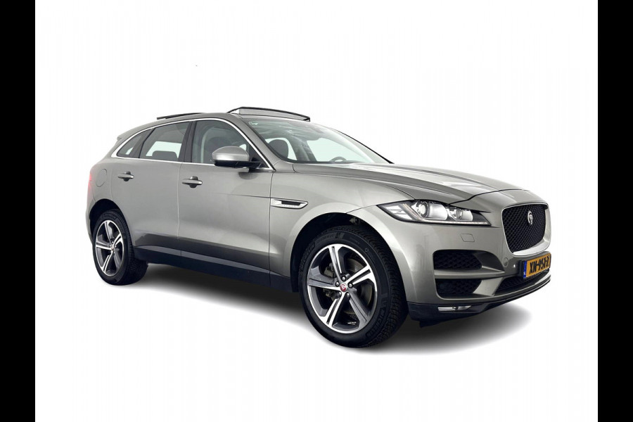 Jaguar F-Pace 3.0d First Edition AWD (INCL-BTW) Aut. *PANO | LEATHER | XENON | MEMORY-PACK | DIGI-COCKPIT | MERIDIAN-SOUND | NAVI-FULLMAP | CAMERA | HEATED-COMFORTSEATS | AMBIENTLIGHT | SHIFTPADDLES | ECC | PDC | CRUISE | TOWBAR