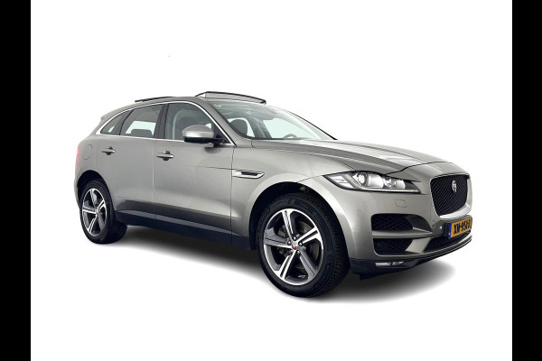 Jaguar F-Pace 3.0d First Edition AWD (INCL-BTW) Aut. *PANO | LEATHER | XENON | MEMORY-PACK | DIGI-COCKPIT | MERIDIAN-SOUND | NAVI-FULLMAP | CAMERA | HEATED-COMFORTSEATS | AMBIENTLIGHT | SHIFTPADDLES | ECC | PDC | CRUISE | TOWBAR